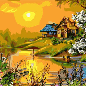 Atardecer en la cabaña VA-0193