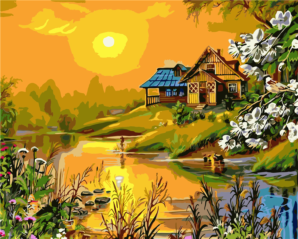 Atardecer en la cabaña VA-0193