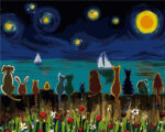 Animales en la noche VA-2284